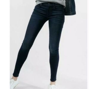 Express Supersoft Mid Rise Leggings Dark Wash